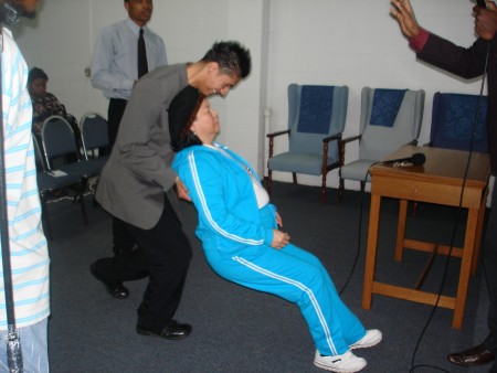 Yielded to His move!